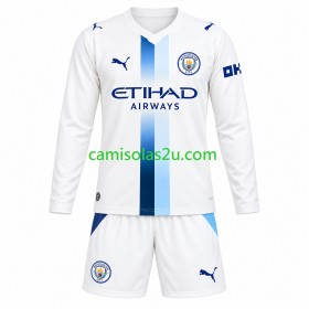 Camisolas de futebol Manchester City Criança Equipamento 3ª 2026/27 Manga Comprida
